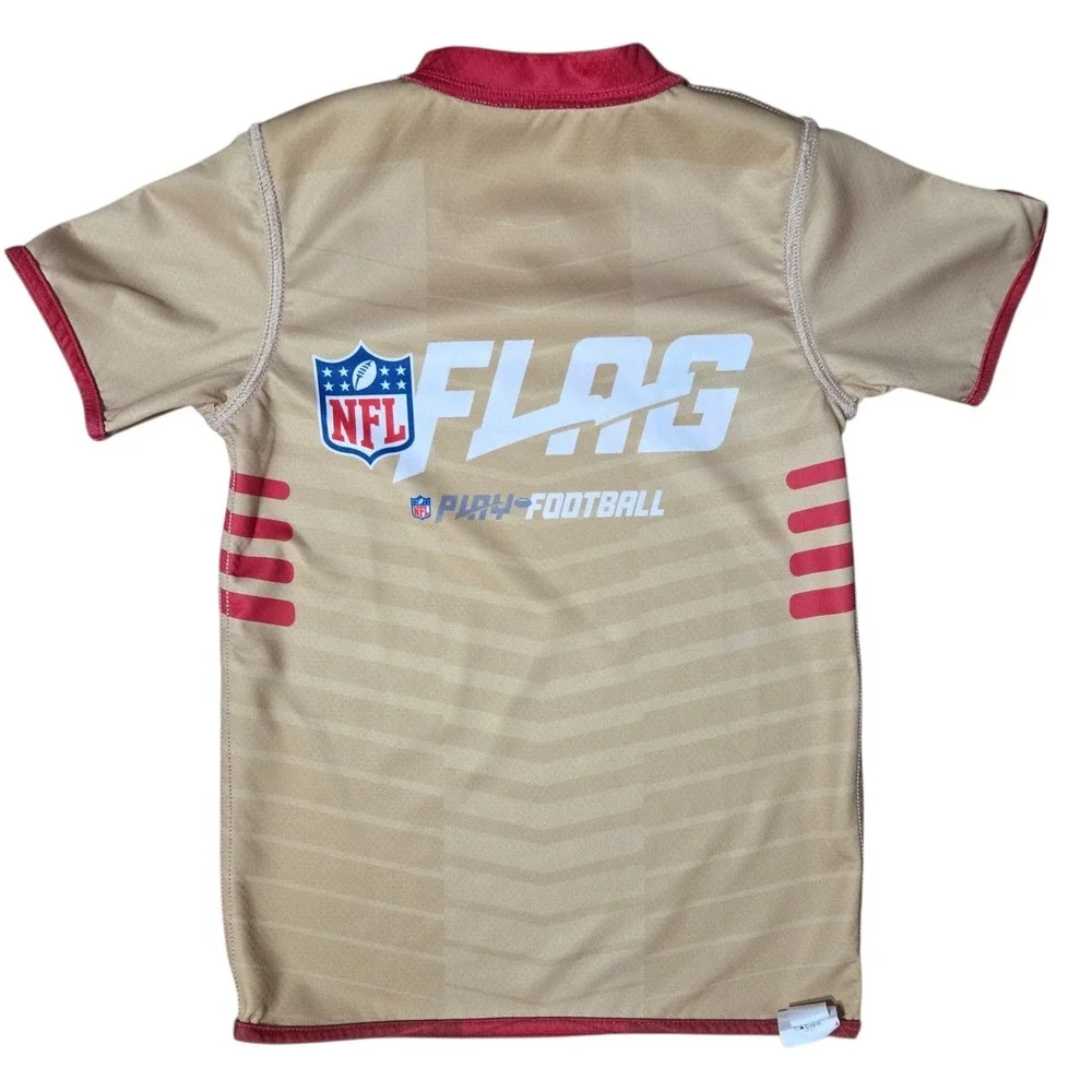 San Francisco 49ers NFL Flag Football Reversible Jersey Youth Small - Picture 4 of 5